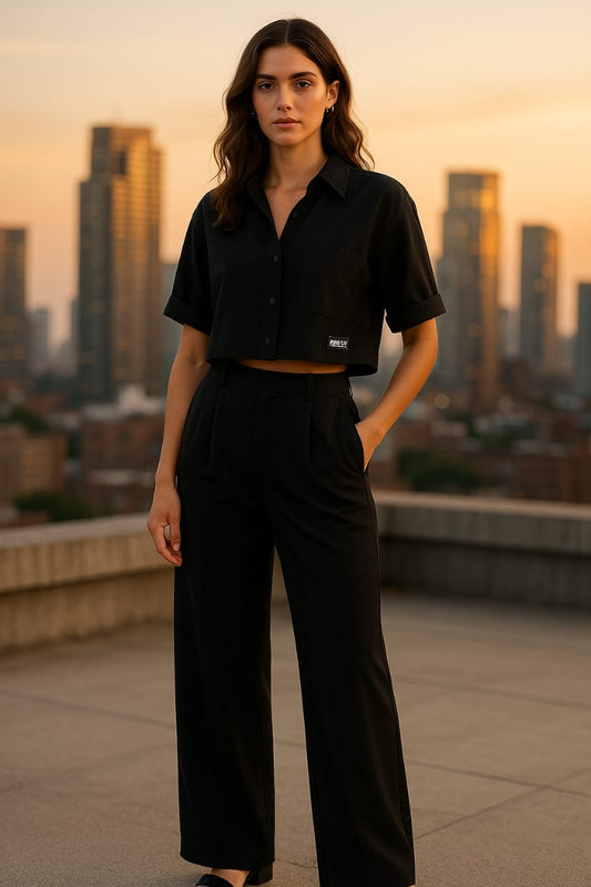 CROZEX Premium Women's Coord Set - Urban Streetwear Edition"