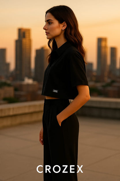 CROZEX Premium Women's Coord Set - Urban Streetwear Edition"