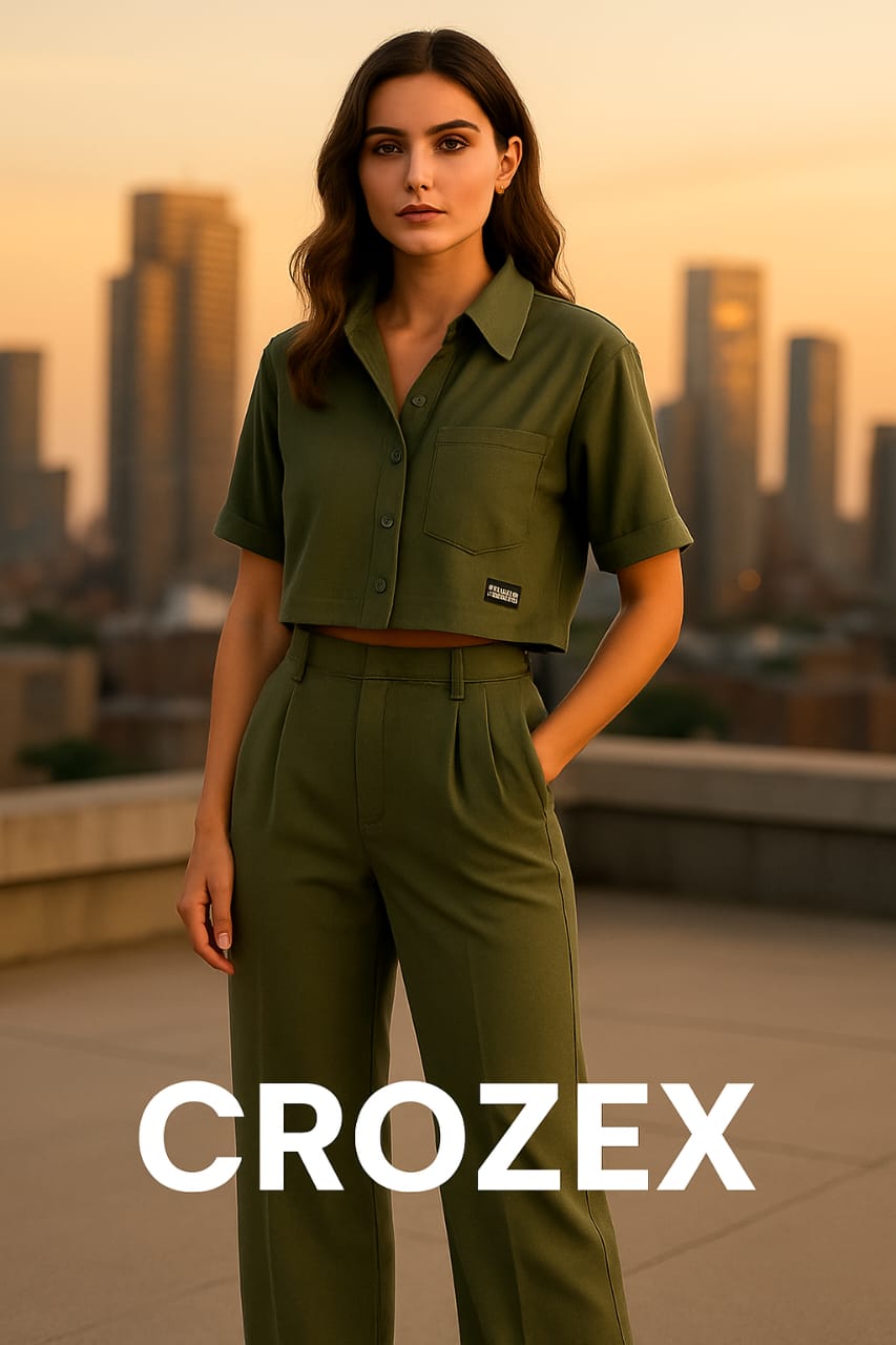 CROZEX Premium Women's Coord Set - Urban Streetwear Edition"